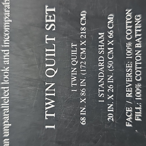 UGG Dawn Twin OATMEAL Quilt Set  100% Cotton. Great For College NEW Tw/Txl Bed - Picture 5 of 6